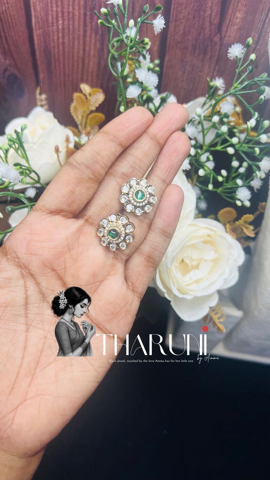 Milano Floral Premium Kundan Neckpiece