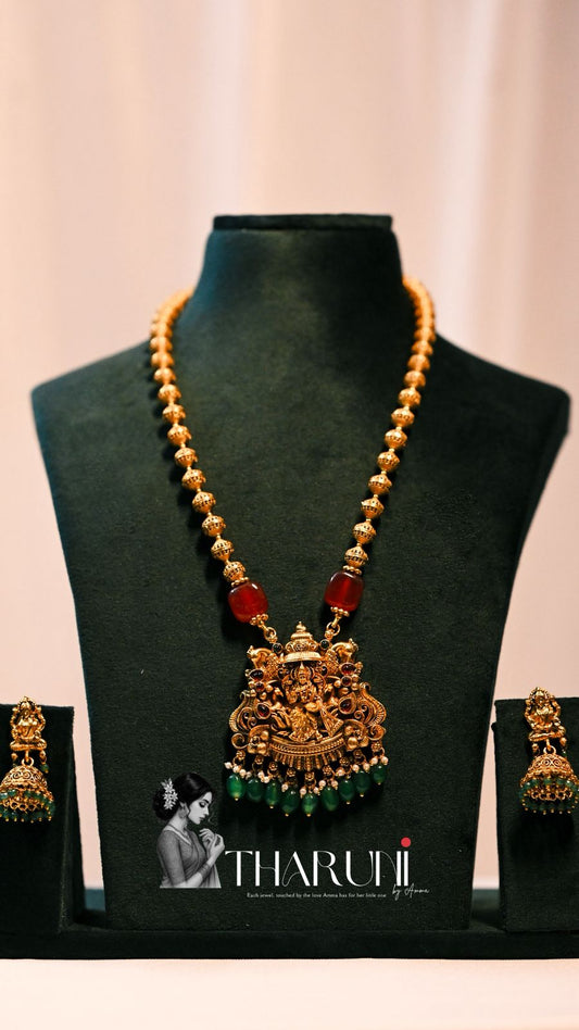 Rukmini Ruby Statement Devi Pendent Haram