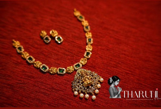Milano Sufi Devi AD Pendant Neckpiece