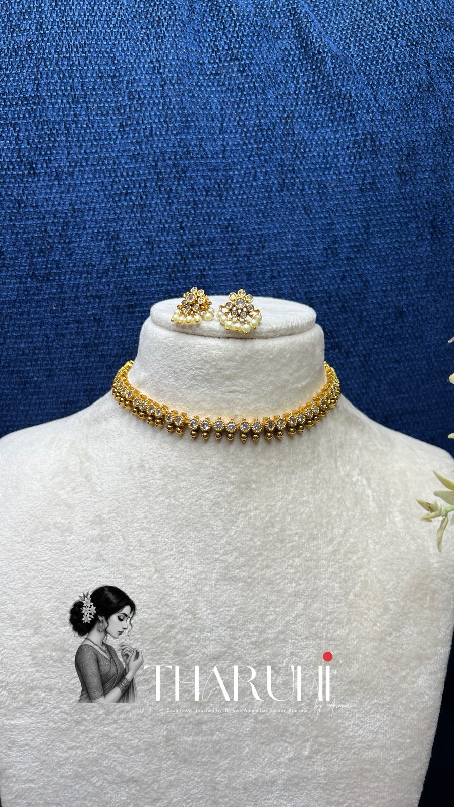Thulika Diamond lookalike neckpiece