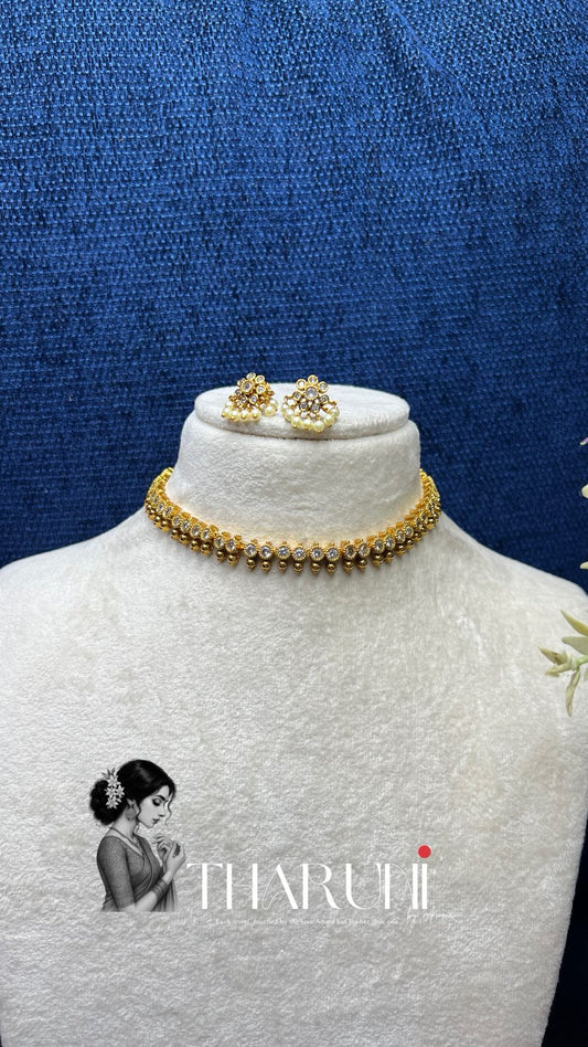 Thulika Diamond lookalike neckpiece