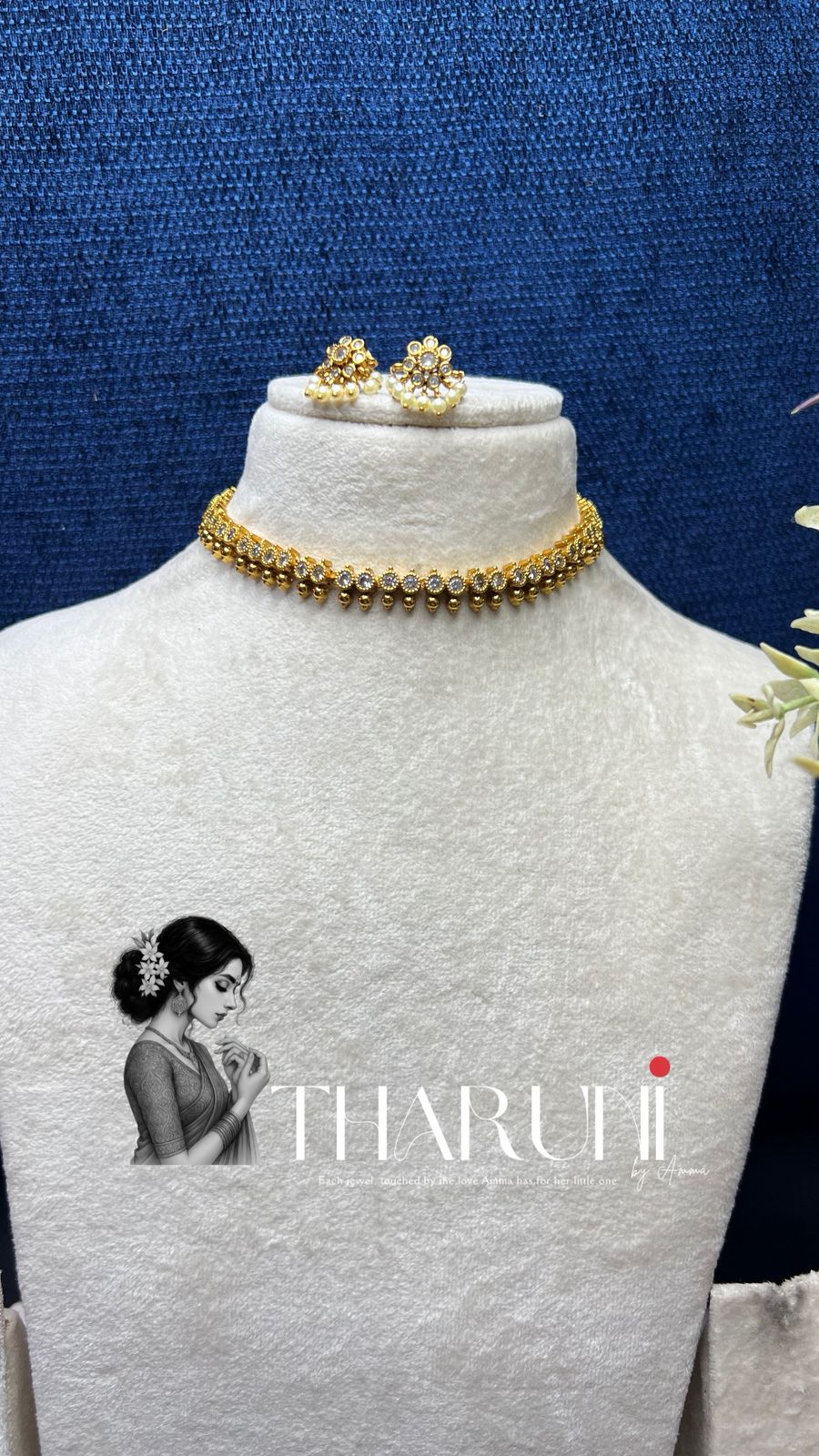 Thulika Diamond lookalike neckpiece