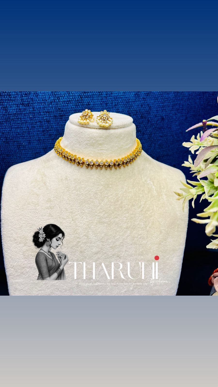 Thulika Diamond lookalike neckpiece