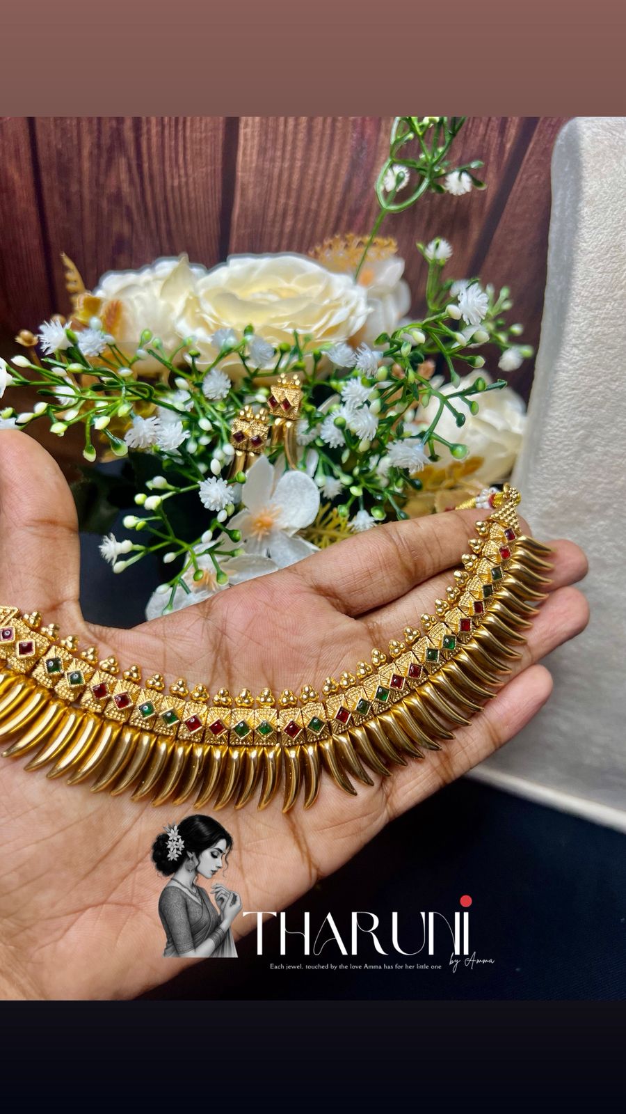 Thulika Kerala Pullinegam Neckpiece