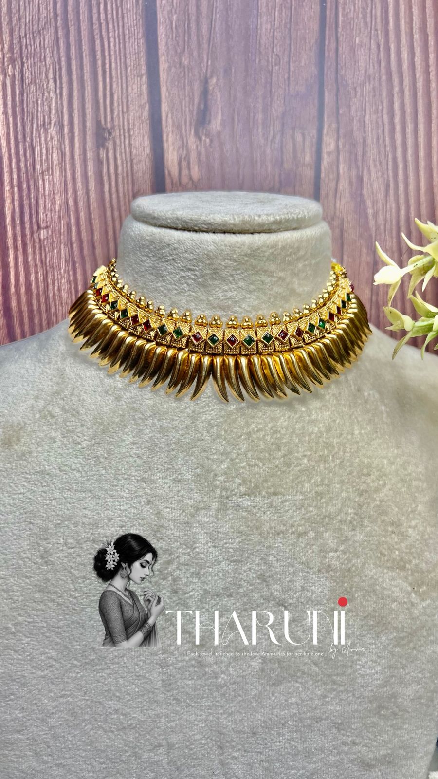 Thulika Kerala Pullinegam Neckpiece
