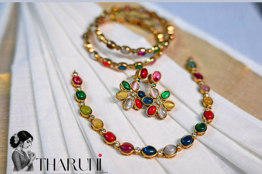 Thulika Navaratna Neckpiece